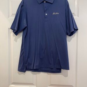 Sea Island Peter Millar Men's Blue Polo Shirt